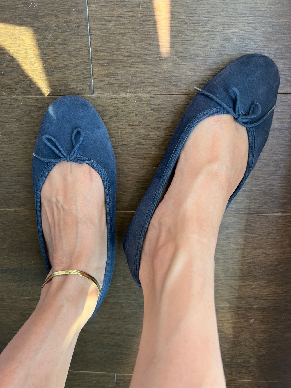 Nude by emi Classic Blue Ballet Flats